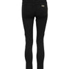 Dolce & Gabbana Black Cotton Logo Skinny Mid Waist Denim Jeans