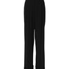 Dolce & Gabbana Black Wool High Waist Formal Pants