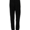 Dolce & Gabbana Black Cotton Jogger Logo Waist Pants