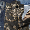 Dolce & Gabbana Multicolor Patchwork Tapered Denim Jeans