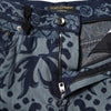 Dolce & Gabbana Blue Graphic Print Tapered Denim Jeans