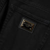Dolce & Gabbana Black Boyfriend Cotton Flared Denim Jeans