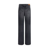 Kenzo Schwarze Baumwolljeans mit geradem Bein
