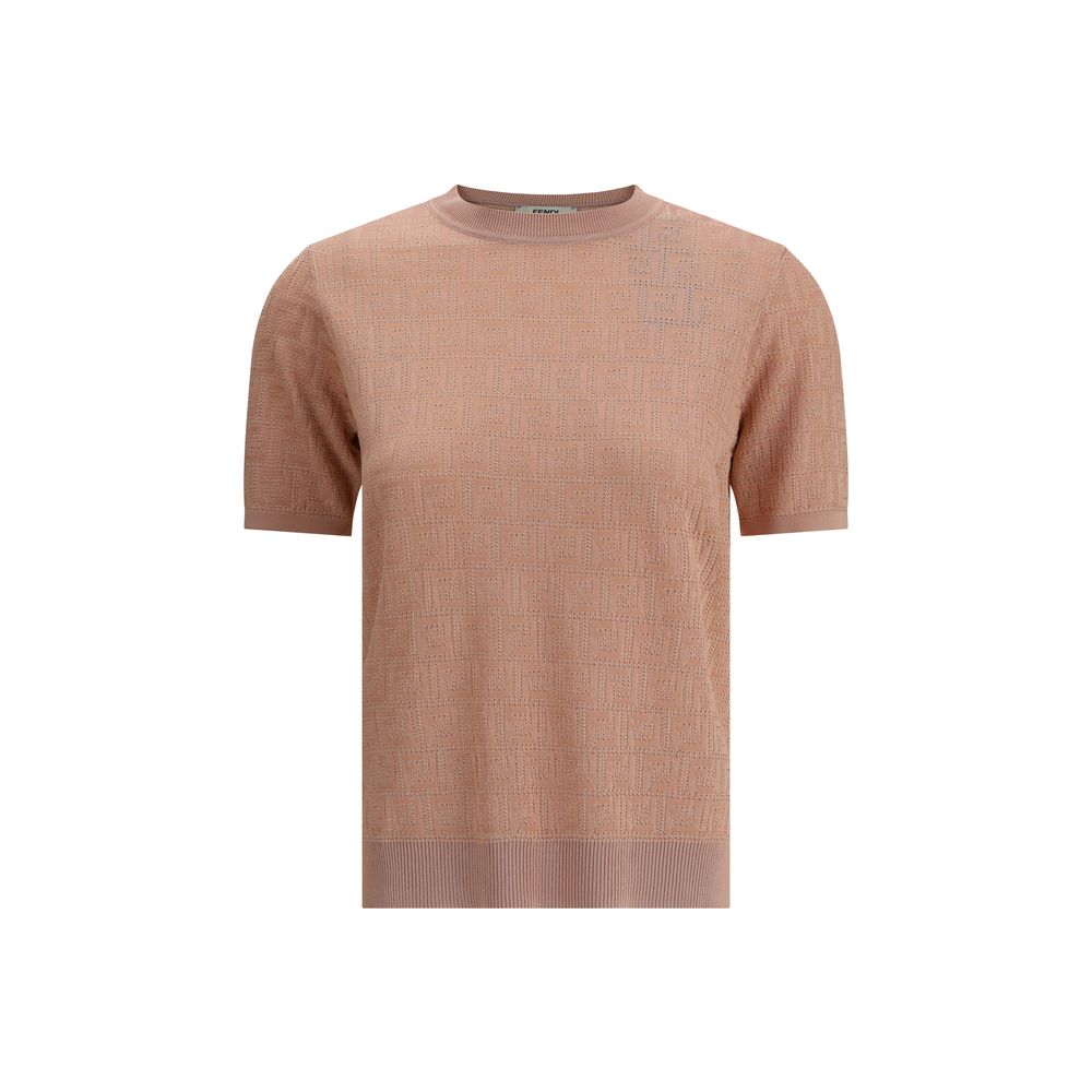 Fendi Mehrfarbiges Viskose-T-Shirt