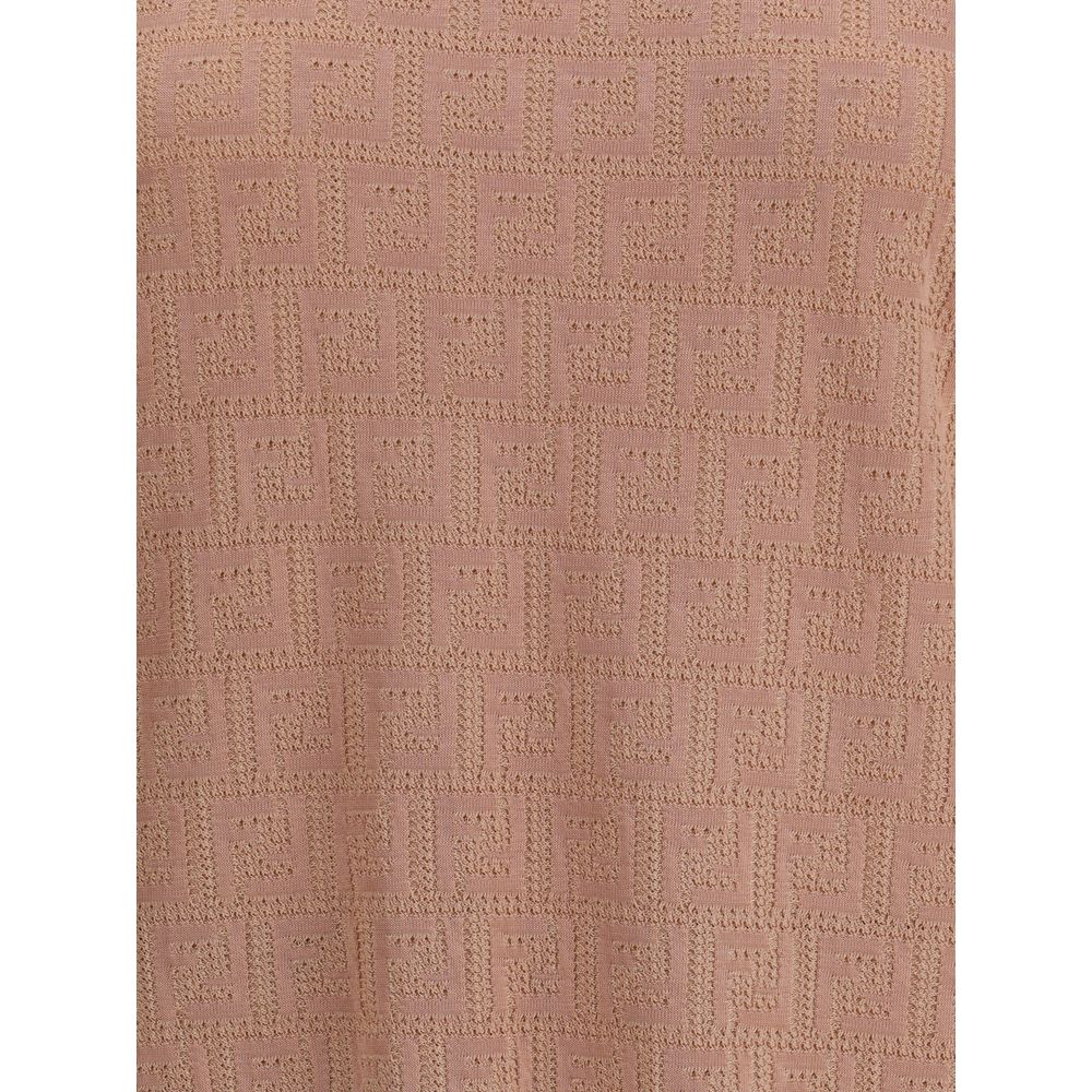 Fendi Mehrfarbiges Viskose-T-Shirt