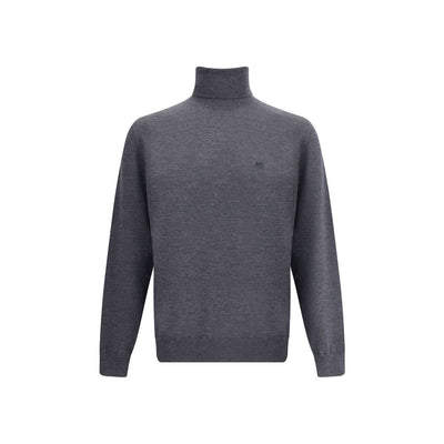 Etro Gray Wool Turtleneck