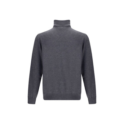 Etro Gray Wool Turtleneck