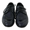 Dolce & Gabbana Blue Leather Dress Derby Formal Mens Shoes