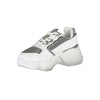 Emporio Armani Bianco Polyester Women Sneaker