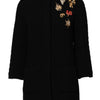Dolce & Gabbana Black Cashmere Quilted Embellished Jacket