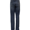 Dolce & Gabbana Blue Cotton Mid Waisted Straight Denim Jeans
