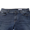 Dolce & Gabbana Blue Cotton Mid Waisted Straight Denim Jeans
