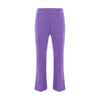 Avenue Montaigne Lila Baumwoll-Freizeithose