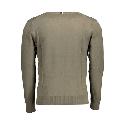 US POLO ASSN. Grüner Baumwollpullover