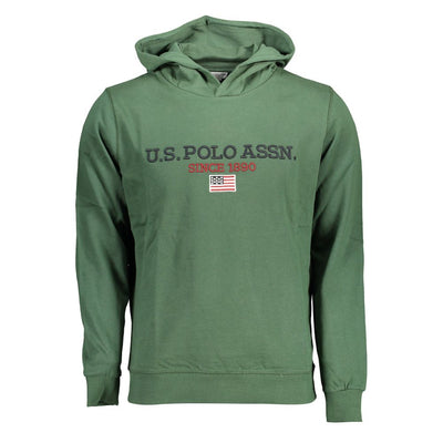 US POLO ASSN. Grüner Baumwollpullover