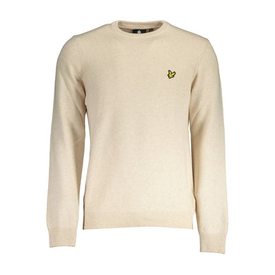 Lyle &amp; Scott Beige Wollpullover