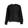 Desigual Black Cotton Women Sweater with Turtleneck