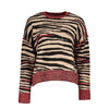 Desigual Rosso Polyester Women Sweater Turtleneck