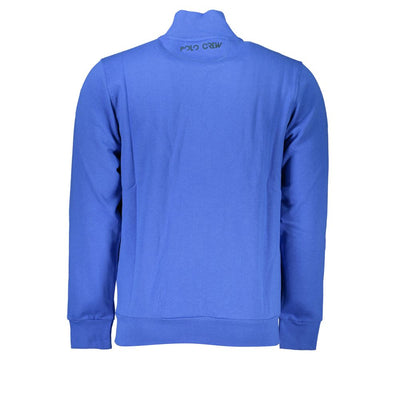 La Martina Blauer Baumwollpullover