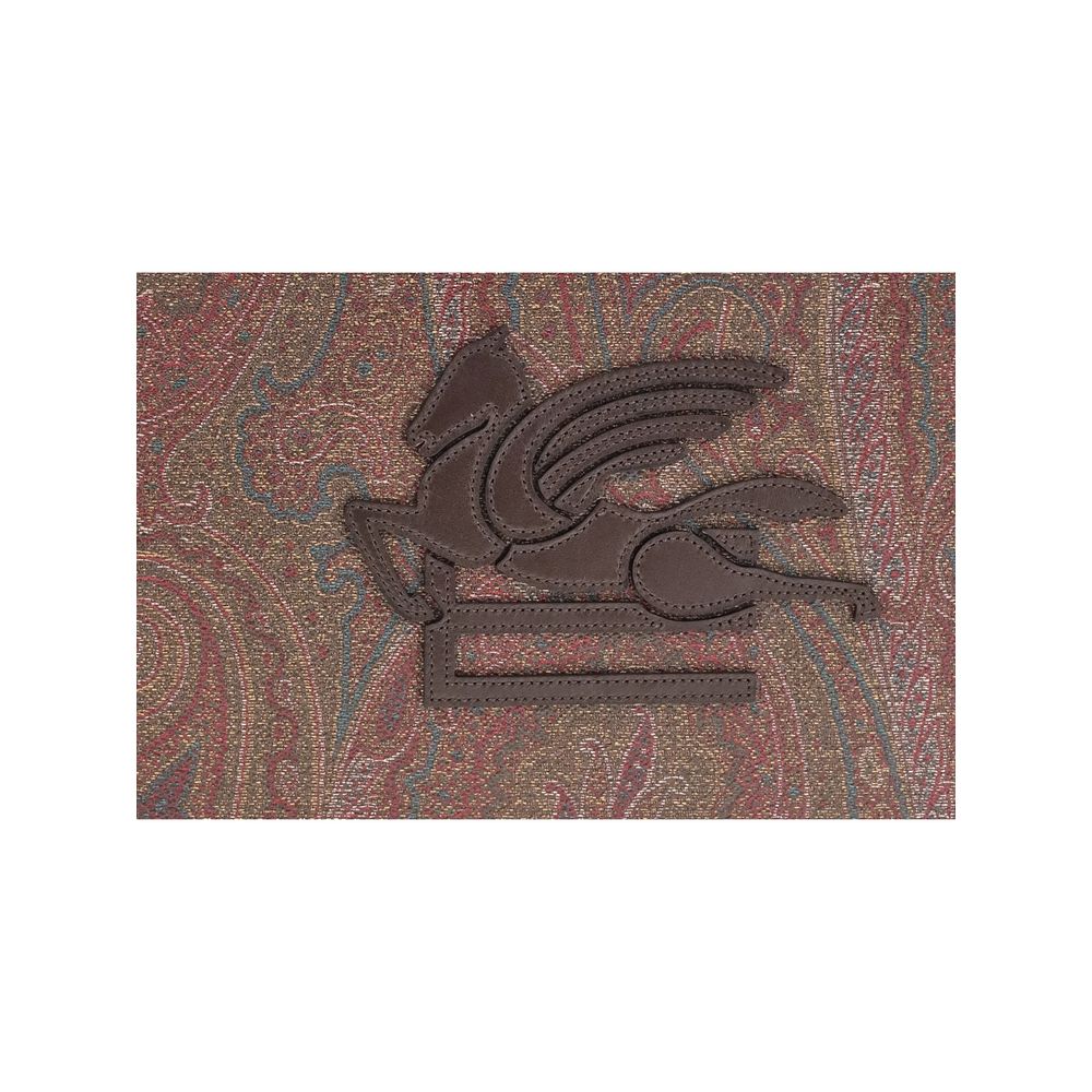 Etro Multicolor Baumwoll-Clutch-Tasche