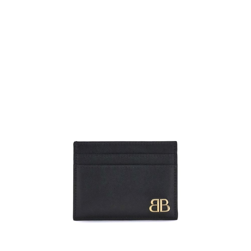 Balenciaga Black Calf Leather Bos Taurus Wallet