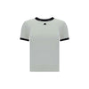 Courrèges Weißes Baumwoll-T-Shirt