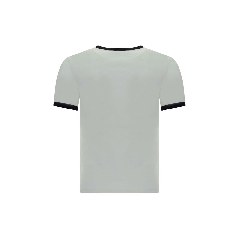 Courrèges Weißes Baumwoll-T-Shirt