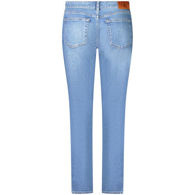 Calvin Klein Blu Cotton Women Jeans