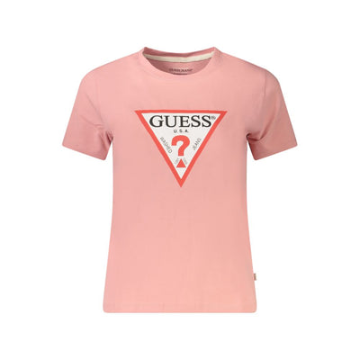 Guess Jeans Rosa Cotton Women T-Shirt