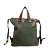 Dolce & Gabbana Military Green Patchwork Rucksack Backpack Bag