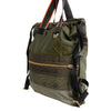 Dolce & Gabbana Military Green Patchwork Rucksack Backpack Bag