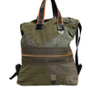 Dolce & Gabbana Military Green Patchwork Rucksack Backpack Bag