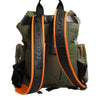 Dolce & Gabbana Military Green Patchwork Rucksack Backpack Bag