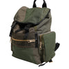 Dolce & Gabbana Military Green Patchwork Rucksack Backpack Bag