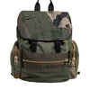 Dolce & Gabbana Military Green Patchwork Rucksack Backpack Bag