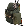 Dolce & Gabbana Military Green Patchwork Rucksack Backpack Bag