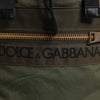 Dolce & Gabbana Military Green Patchwork Rucksack Backpack Bag