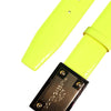 Dolce & Gabbana Yellow Green Classic Metal Logo Buckle Belt