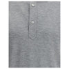 Brunello Cucinelli Graues Baumwoll-Poloshirt