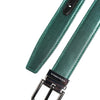 Dolce & Gabbana Green Black Polyester Metal Buckle Belt