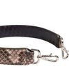 Dolce & Gabbana Brown Exotic Leather Handbag Accessory Shoulder Strap