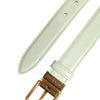 Dolce & Gabbana Light Green Leather Gold Metal Buckle Belt