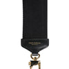 Dolce & Gabbana Black Cotton Printed Women Bag Accessory Shoulder Strap