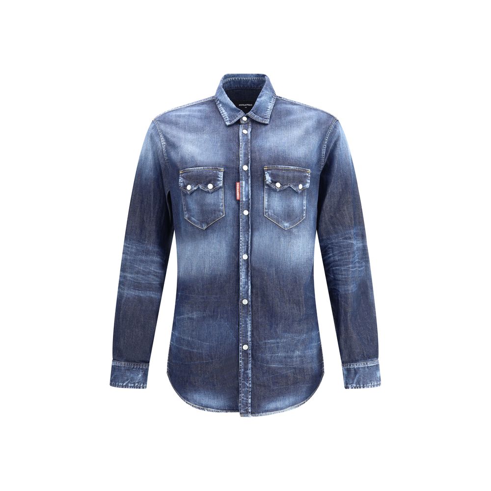 Dsquared² Blaues Jeanshemd