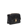 Versace Black Calf Leather Bos Taurus Shoulder Bag