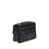 Versace Black Calf Leather Bos Taurus Shoulder Bag