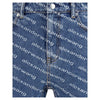 Alexander Wang Blue Cotton Bermuda Shorts
