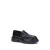 Tod's Black Rubber Platform Loafers