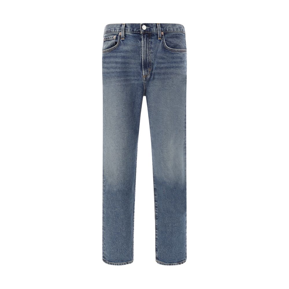 Agolde Blue Cotton Skinny Jeans