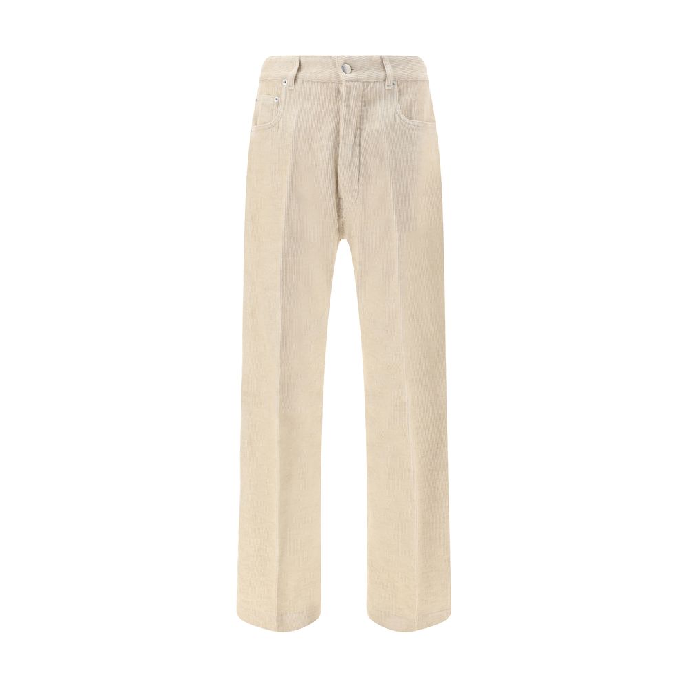 Rick Owens beige Baumwoll-Freizeithose